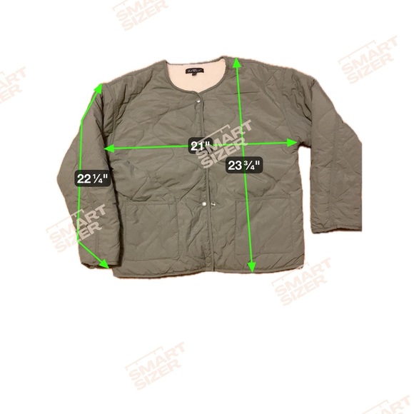 Velvet Heart Quilted Puffer Jacket - Gray - Picture 8 of 8